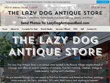 Tablet Screenshot of lazydogantiques.com